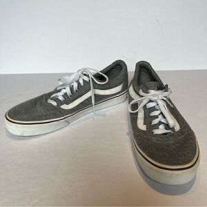 Women's Vans off the Wall Sneakers Gray Canvas size 10